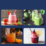 Portable USB Rechargeable Blender with 6 Blades & Ice Crusher