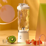 Portable 6-Blade USB Blender for Smoothies, Shakes & Ice Crushing