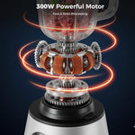 300W Multifunction Food Processor Blender & Dough Maker 1.5L