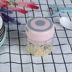 Mini Electric Garlic Chopper USB Rechargeable Food Processor