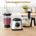 300W Multifunction Food Processor Blender & Dough Maker 1.5L