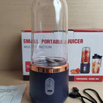 Portable USB Rechargeable Blender with 6 Blades & Ice Crusher