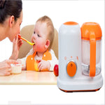 Baby food processor with bottle warming and puree blending functions